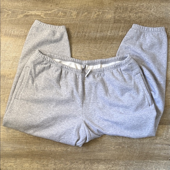 SKIMS Cotton Fleece Cotton Jogger Light Heather Grey Size 4X
